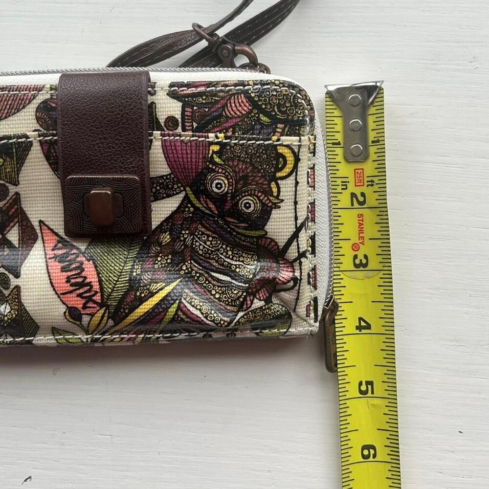 Sakroots mini owl cute multi colored Cross Body Bag - Picture 6 of 6